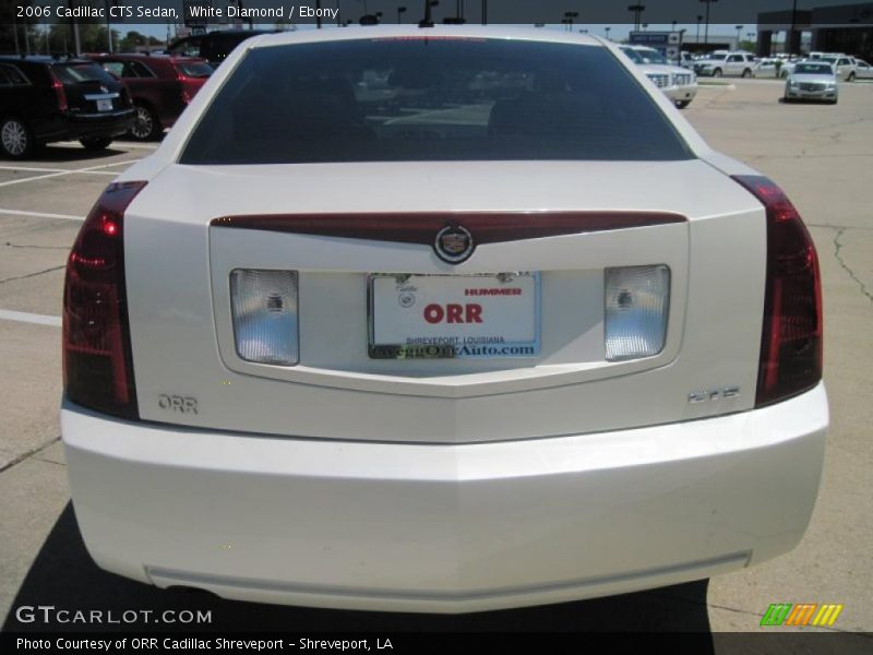 White Diamond / Ebony 2006 Cadillac CTS Sedan