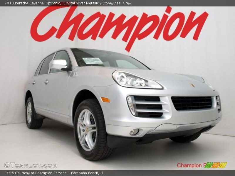 Crystal Silver Metallic / Stone/Steel Grey 2010 Porsche Cayenne Tiptronic