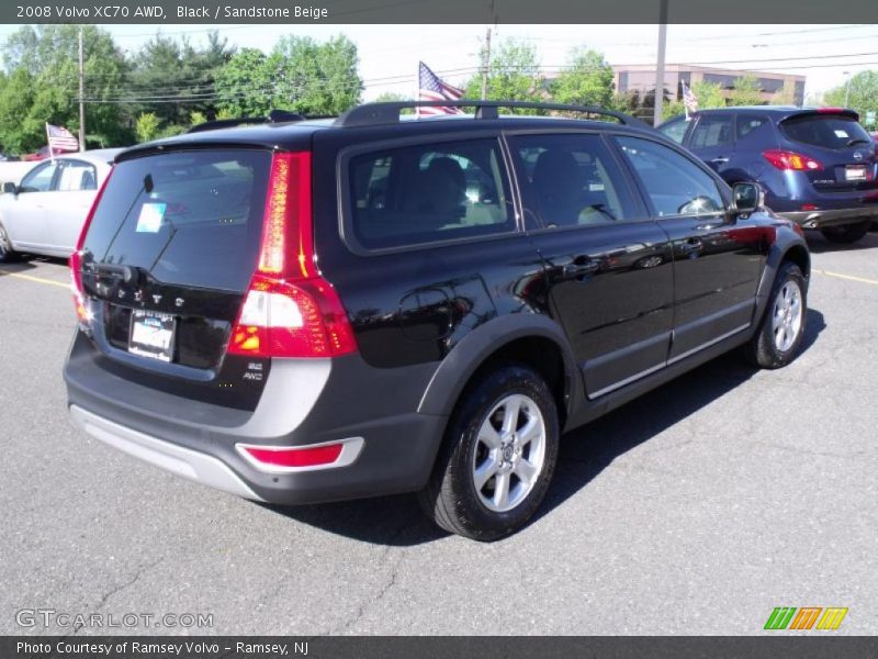 Black / Sandstone Beige 2008 Volvo XC70 AWD