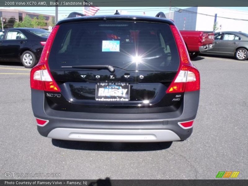 Black / Sandstone Beige 2008 Volvo XC70 AWD