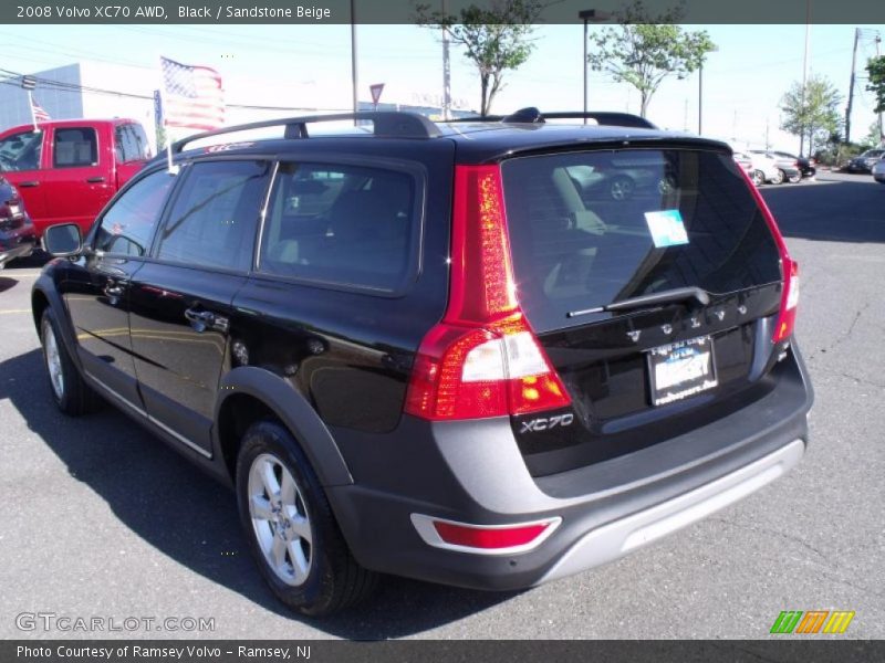 Black / Sandstone Beige 2008 Volvo XC70 AWD