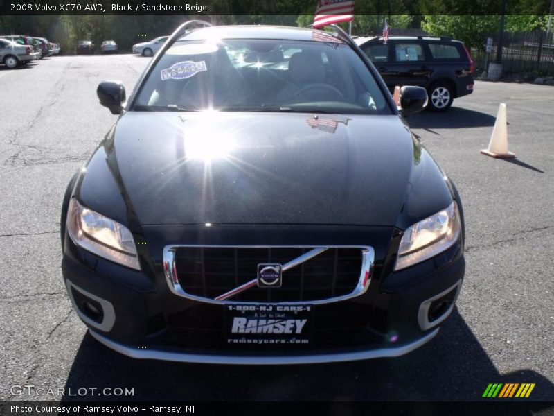 Black / Sandstone Beige 2008 Volvo XC70 AWD