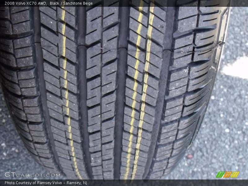 Black / Sandstone Beige 2008 Volvo XC70 AWD
