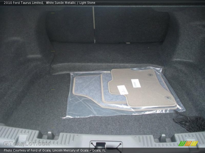 White Suede Metallic / Light Stone 2010 Ford Taurus Limited