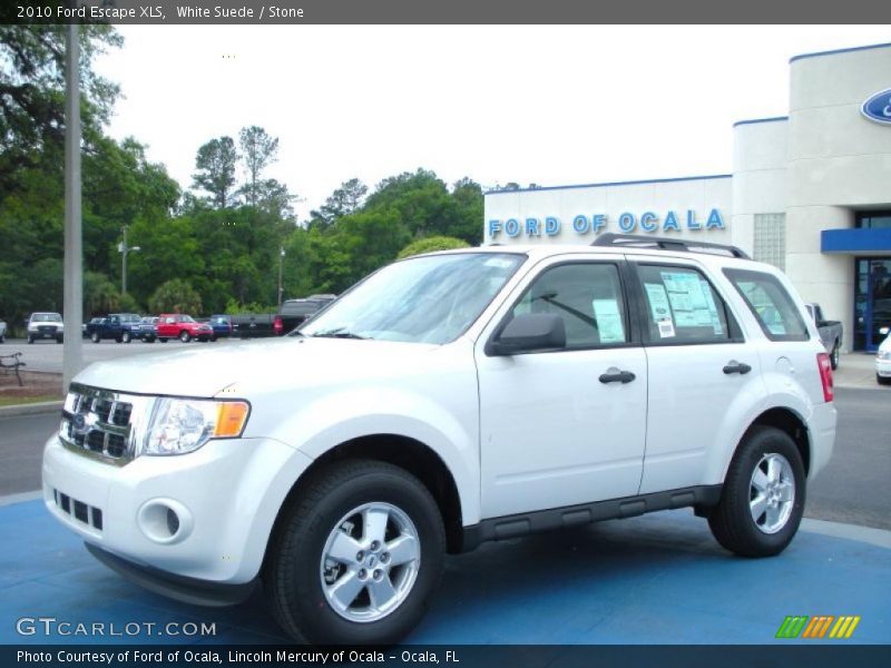White Suede / Stone 2010 Ford Escape XLS