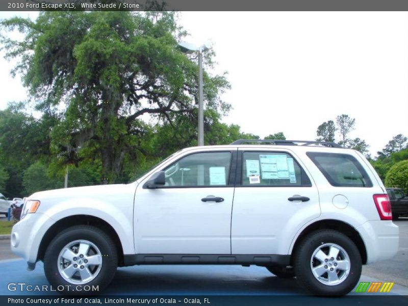 White Suede / Stone 2010 Ford Escape XLS