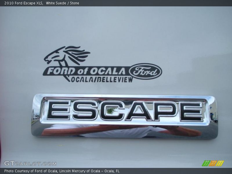 White Suede / Stone 2010 Ford Escape XLS