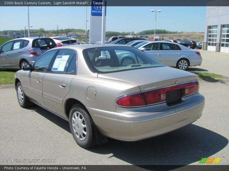Light Sandrift Metallic / Taupe 2000 Buick Century Custom