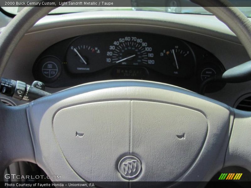 Light Sandrift Metallic / Taupe 2000 Buick Century Custom