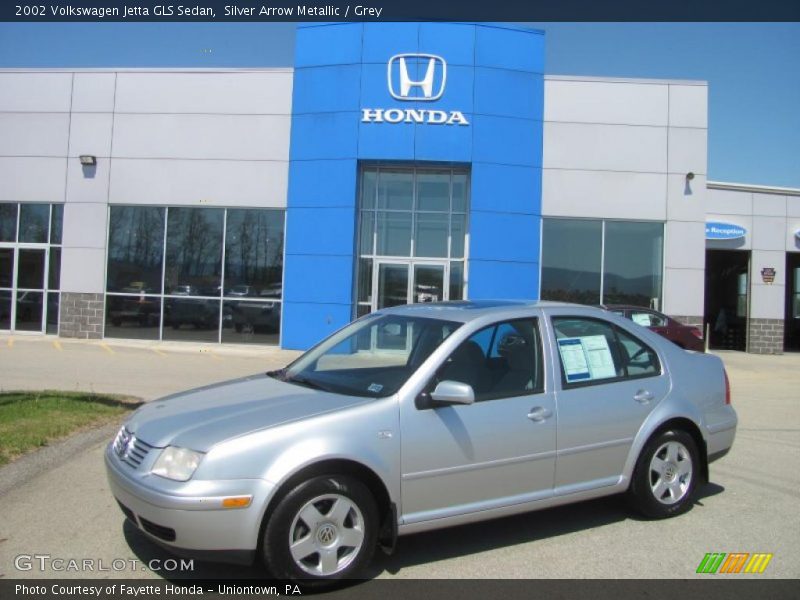 Silver Arrow Metallic / Grey 2002 Volkswagen Jetta GLS Sedan
