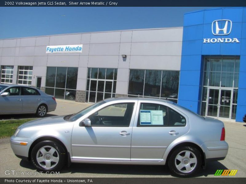 Silver Arrow Metallic / Grey 2002 Volkswagen Jetta GLS Sedan