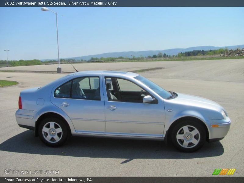Silver Arrow Metallic / Grey 2002 Volkswagen Jetta GLS Sedan