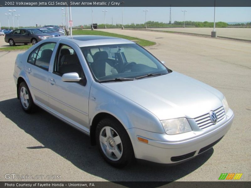 Silver Arrow Metallic / Grey 2002 Volkswagen Jetta GLS Sedan