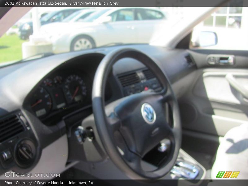 Silver Arrow Metallic / Grey 2002 Volkswagen Jetta GLS Sedan