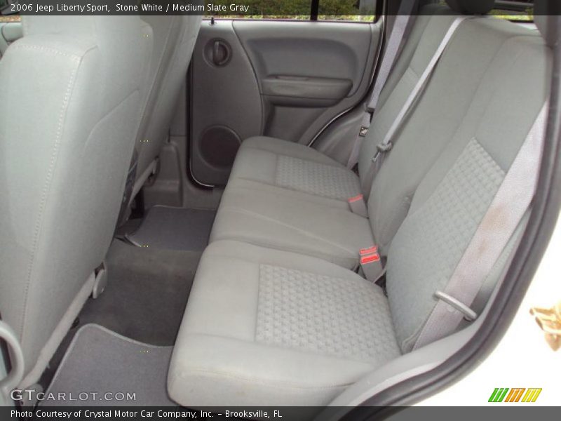 Stone White / Medium Slate Gray 2006 Jeep Liberty Sport