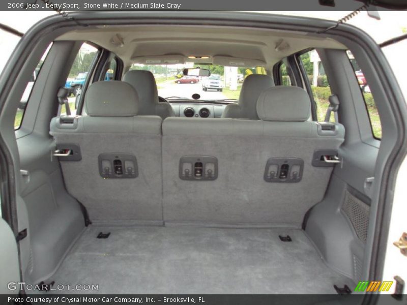 Stone White / Medium Slate Gray 2006 Jeep Liberty Sport