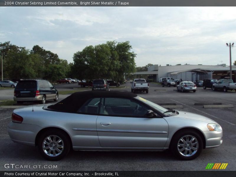 Bright Silver Metallic / Taupe 2004 Chrysler Sebring Limited Convertible