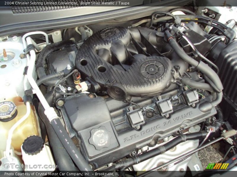 Bright Silver Metallic / Taupe 2004 Chrysler Sebring Limited Convertible