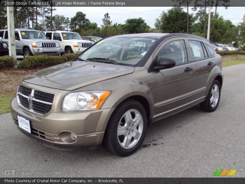 Light Khaki Metallic / Pastel Pebble Beige 2008 Dodge Caliber SXT