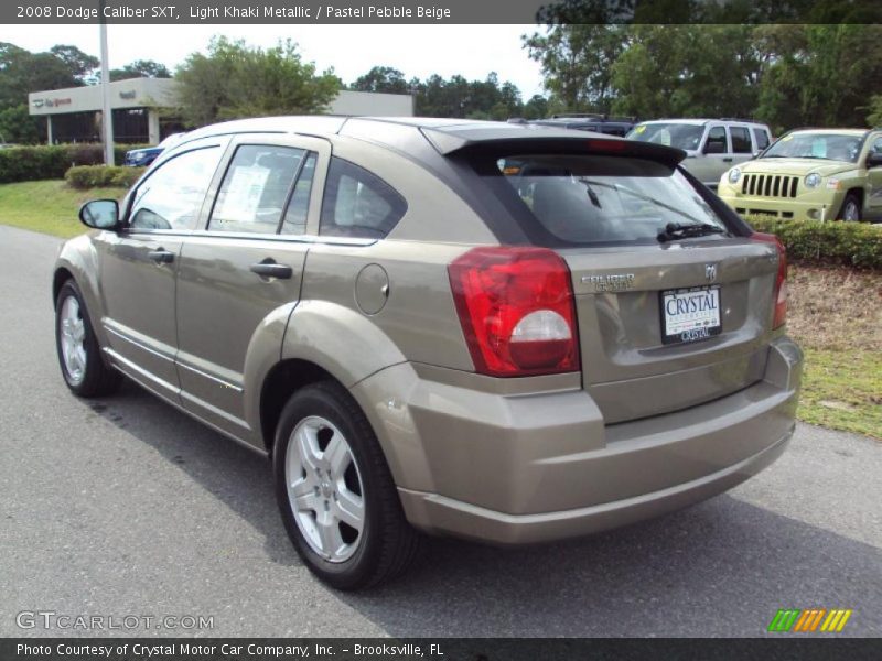 Light Khaki Metallic / Pastel Pebble Beige 2008 Dodge Caliber SXT