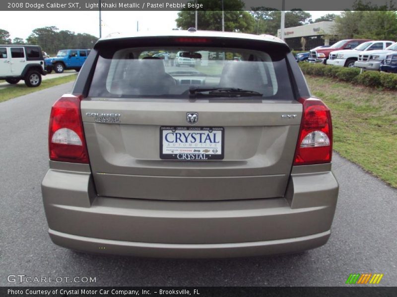 Light Khaki Metallic / Pastel Pebble Beige 2008 Dodge Caliber SXT