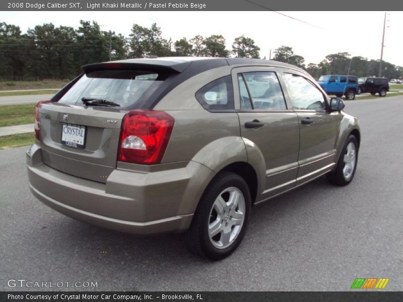Light Khaki Metallic / Pastel Pebble Beige 2008 Dodge Caliber SXT