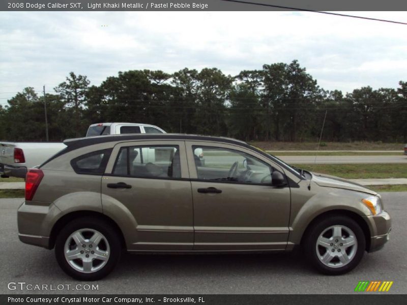 Light Khaki Metallic / Pastel Pebble Beige 2008 Dodge Caliber SXT