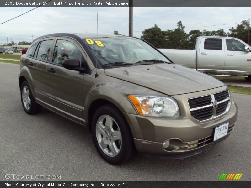 Light Khaki Metallic / Pastel Pebble Beige 2008 Dodge Caliber SXT