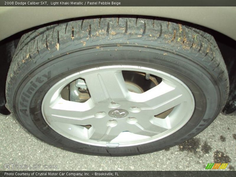 Light Khaki Metallic / Pastel Pebble Beige 2008 Dodge Caliber SXT