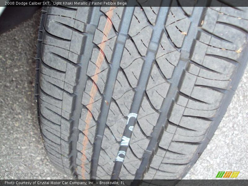 Light Khaki Metallic / Pastel Pebble Beige 2008 Dodge Caliber SXT