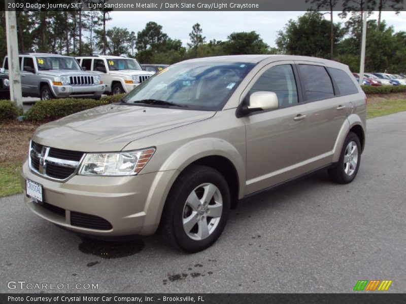 Light Sandstone Metallic / Dark Slate Gray/Light Graystone 2009 Dodge Journey SXT