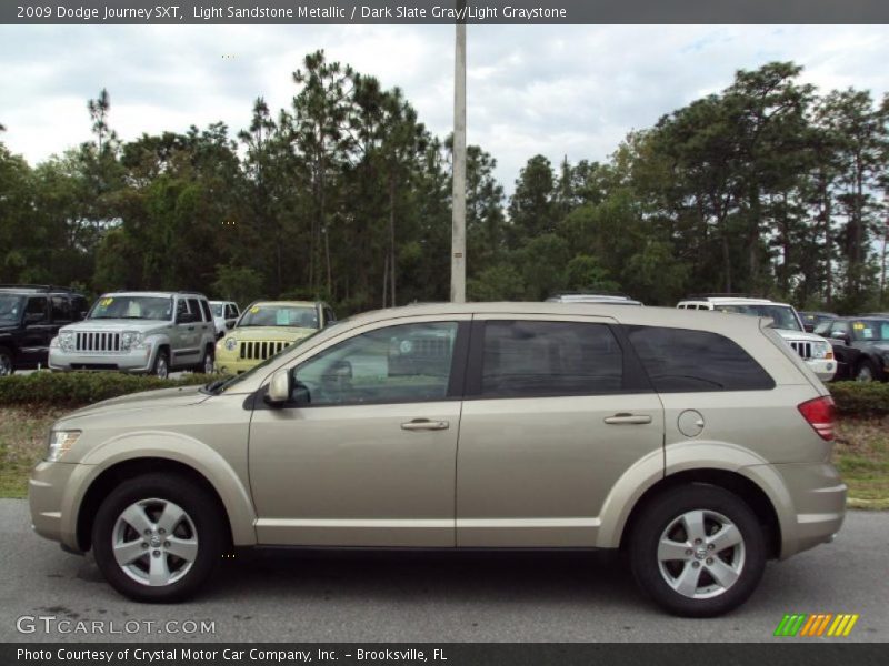 Light Sandstone Metallic / Dark Slate Gray/Light Graystone 2009 Dodge Journey SXT