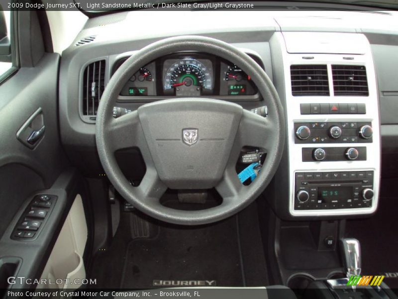 Light Sandstone Metallic / Dark Slate Gray/Light Graystone 2009 Dodge Journey SXT