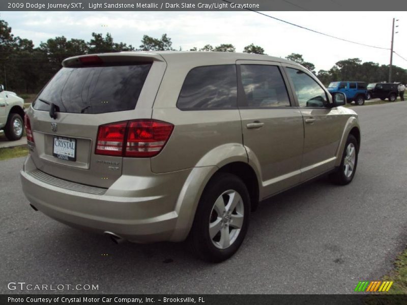 Light Sandstone Metallic / Dark Slate Gray/Light Graystone 2009 Dodge Journey SXT