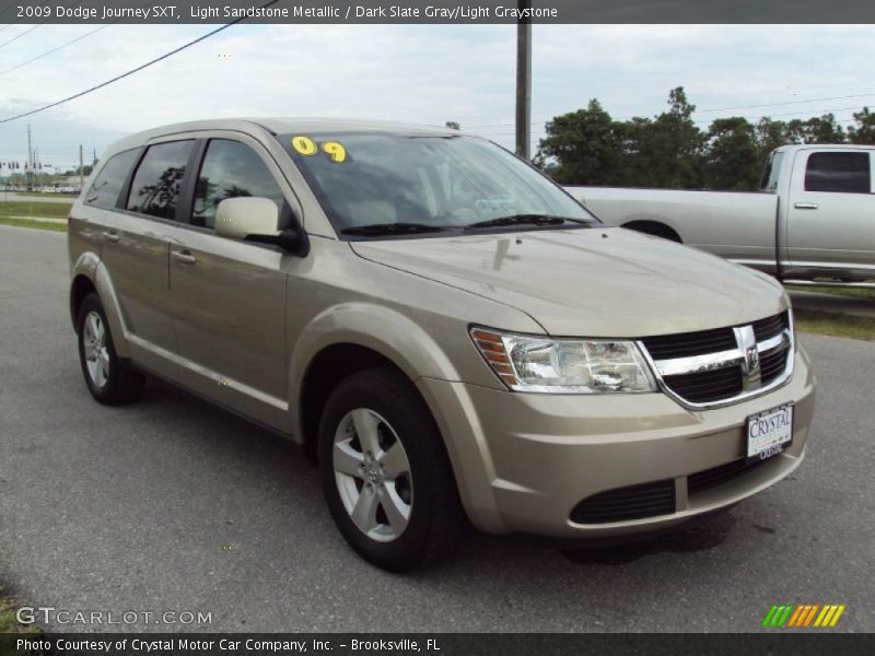 Light Sandstone Metallic / Dark Slate Gray/Light Graystone 2009 Dodge Journey SXT