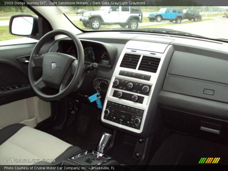 Light Sandstone Metallic / Dark Slate Gray/Light Graystone 2009 Dodge Journey SXT