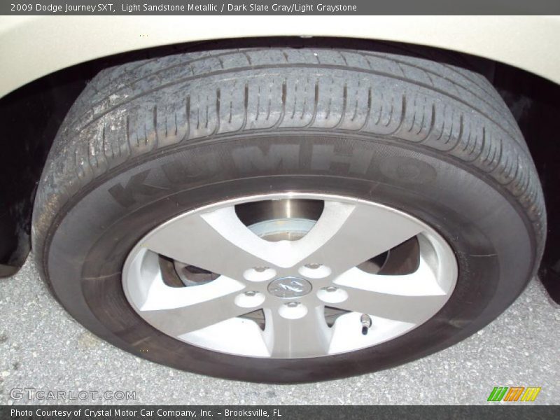 Light Sandstone Metallic / Dark Slate Gray/Light Graystone 2009 Dodge Journey SXT