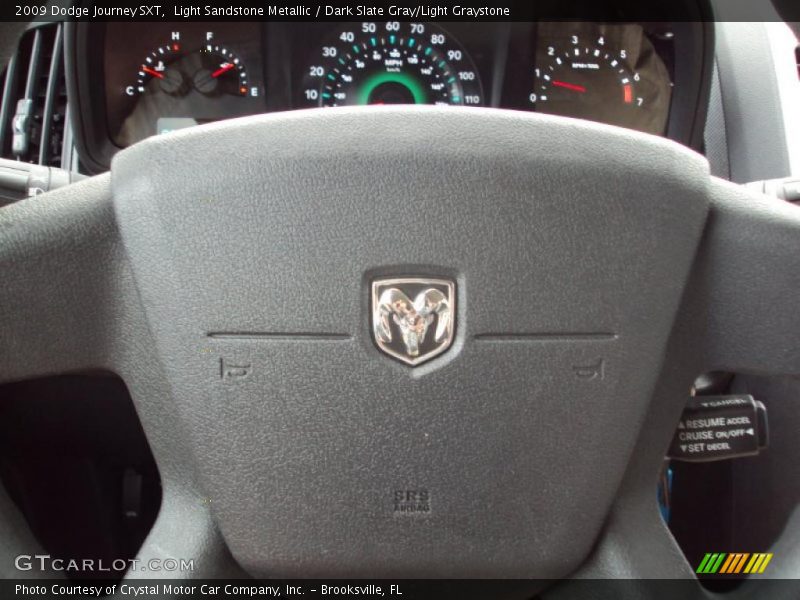 Light Sandstone Metallic / Dark Slate Gray/Light Graystone 2009 Dodge Journey SXT