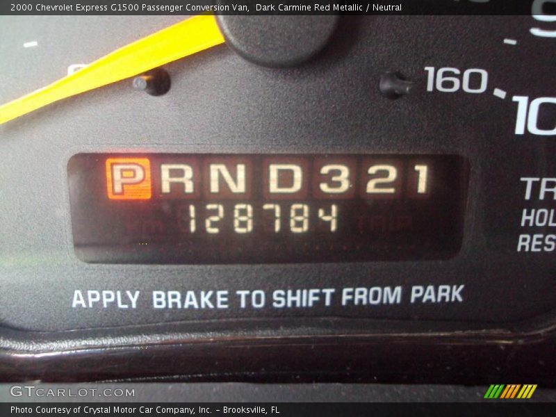 Dark Carmine Red Metallic / Neutral 2000 Chevrolet Express G1500 Passenger Conversion Van