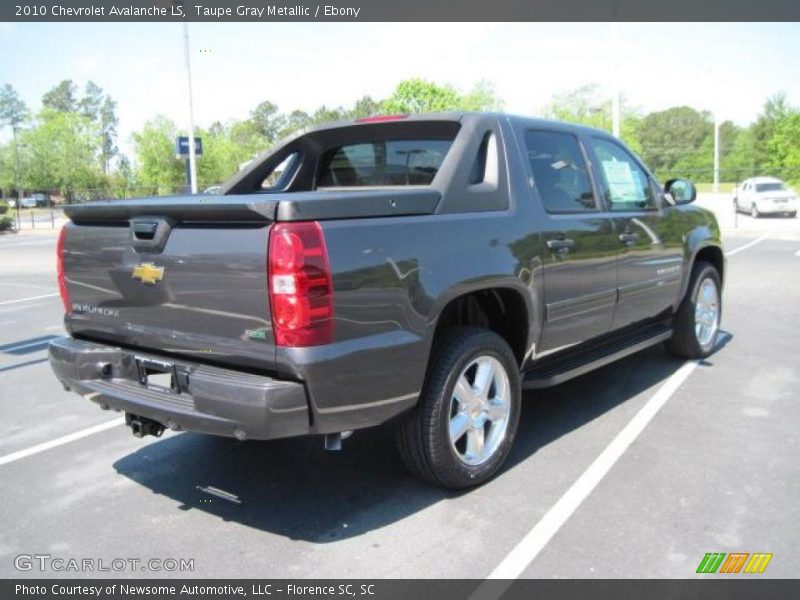 Taupe Gray Metallic / Ebony 2010 Chevrolet Avalanche LS