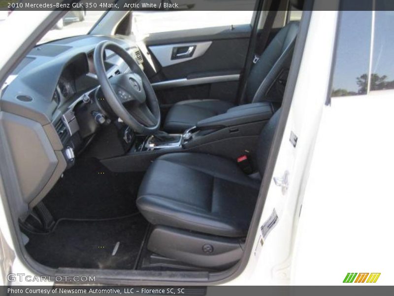 Arctic White / Black 2010 Mercedes-Benz GLK 350 4Matic