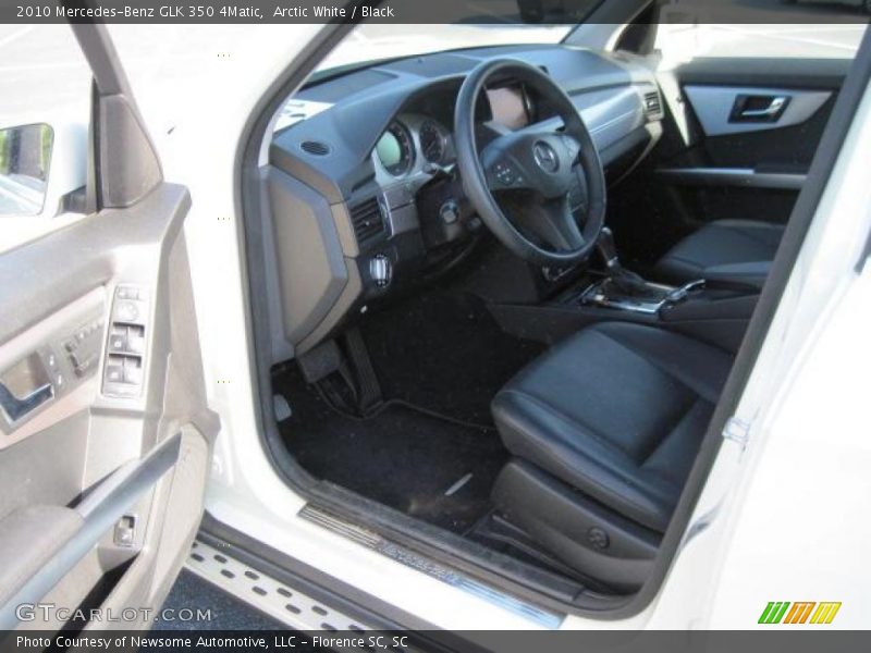 Arctic White / Black 2010 Mercedes-Benz GLK 350 4Matic