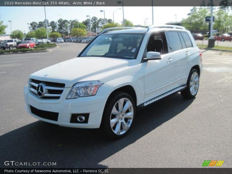 Arctic White / Black 2010 Mercedes-Benz GLK 350 4Matic