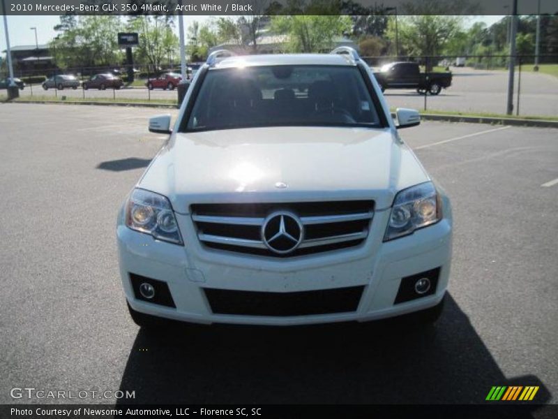 Arctic White / Black 2010 Mercedes-Benz GLK 350 4Matic