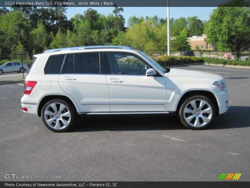 Arctic White / Black 2010 Mercedes-Benz GLK 350 4Matic