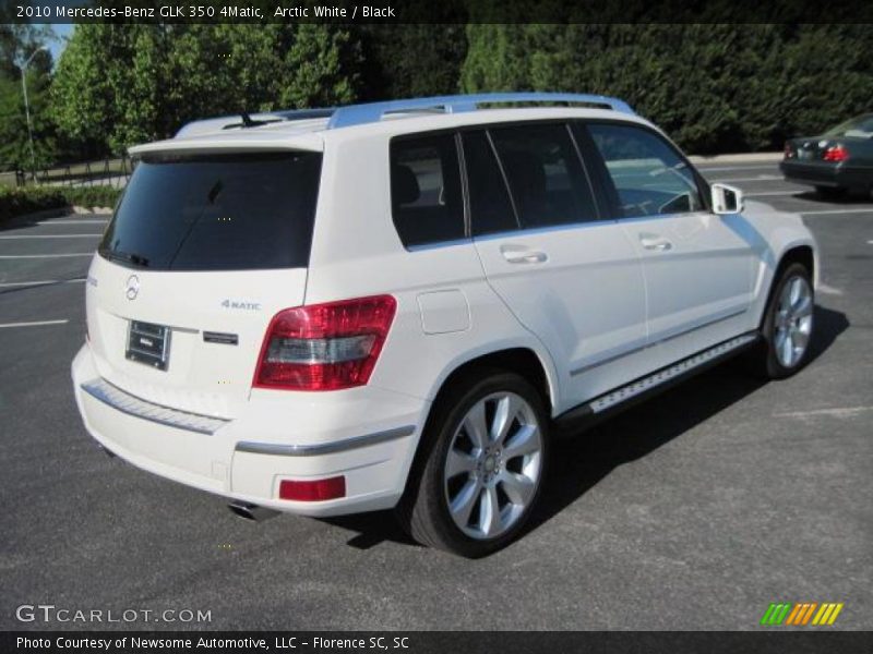 Arctic White / Black 2010 Mercedes-Benz GLK 350 4Matic
