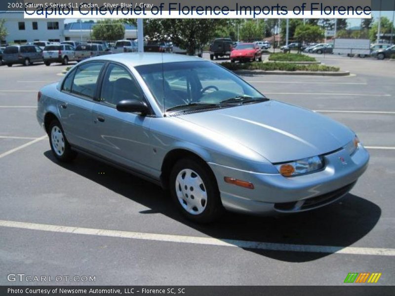 Silver Blue / Gray 2002 Saturn S Series SL1 Sedan