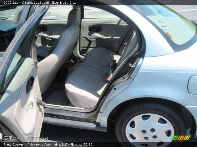 Silver Blue / Gray 2002 Saturn S Series SL1 Sedan