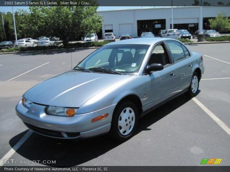 Silver Blue / Gray 2002 Saturn S Series SL1 Sedan
