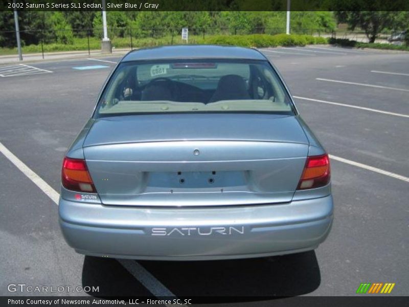 Silver Blue / Gray 2002 Saturn S Series SL1 Sedan